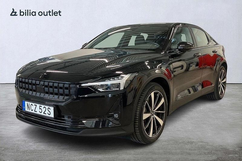 Svart Begagnad 2021 Polestar 2 Long Range Single Motor Sedan | 344 900 kr (Dyr) - Bild 1/3