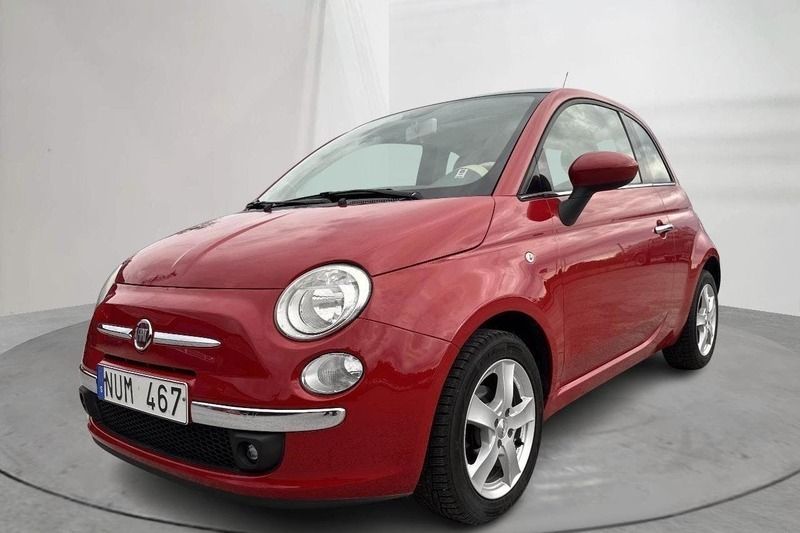 Röd Begagnad 2012 Fiat 500 | 56 000 kr (Bra pris) - Bild 1/4