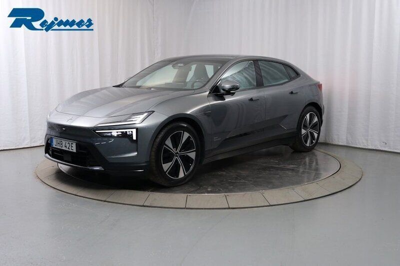 Mörkgrå (storm) Ny 2025 Polestar 4 Long Range Dual motor SUV | 732 000 kr (Marknadspris) - Bild 1/4