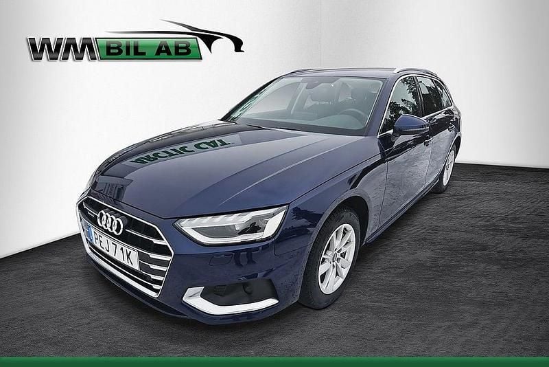 Blå metallic Begagnad 2022 Audi A4 Kombi | 344 000 kr (Dyr) - Bild 1/4