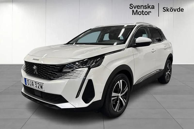 Vit Begagnad 2020 Peugeot 3008 Allure SUV | 237 200 kr (Marknadspris) - Bild 1/4