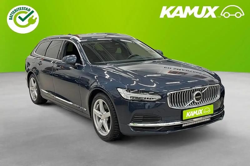 Blå Begagnad 2022 Volvo V90 Inscription Kombi | 364 700 kr (Marknadspris) - Bild 1/4