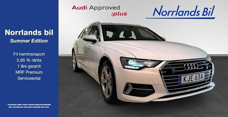 Vit (ibisvit) Begagnad 2022 Audi A6 Proline Kombi | 389 900 kr (Marknadspris) - Bild 1/4