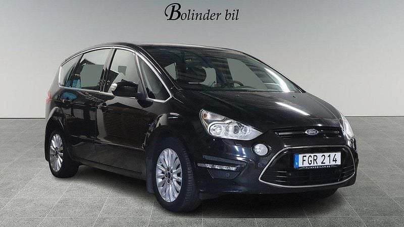 Svart Begagnad 2014 Ford S-MAX Business Edition Minibuss | 79 800 kr (Marknadspris) - Bild 1/4