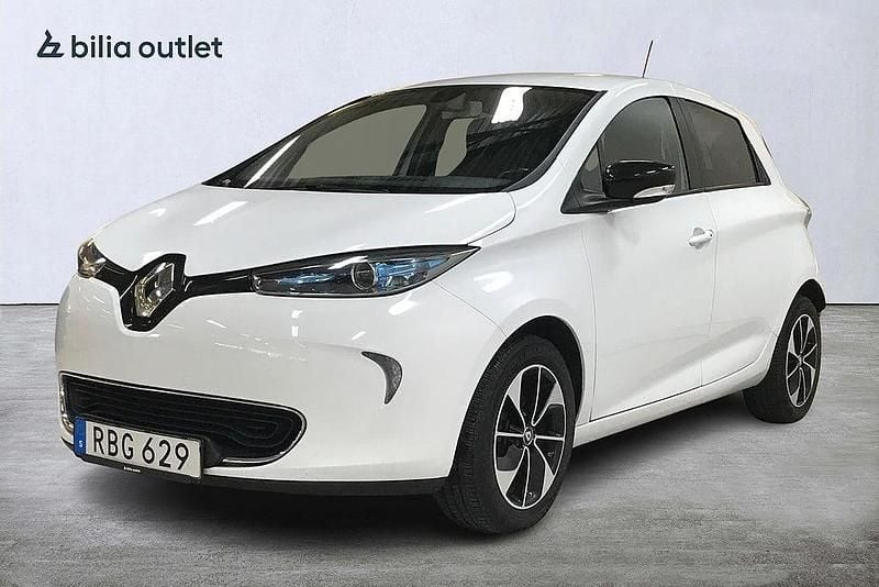 Vit Begagnad 2018 Renault Zoe Halvkombi | 114 900 kr (Marknadspris) - Bild 1/3