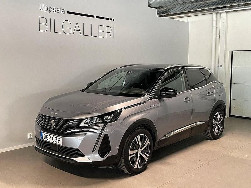 Grå Begagnad 2022 Peugeot 3008 GT SUV | 299 900 kr (Marknadspris) - Bild 1/4