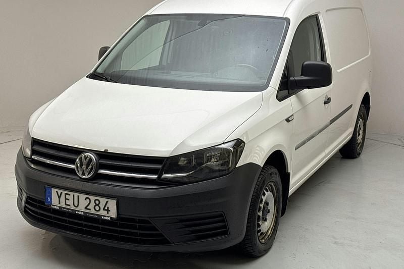 Vit Begagnad 2017 VW Caddy Maxi Minibuss | 70 000 kr (Bra pris) - Bild 1/4