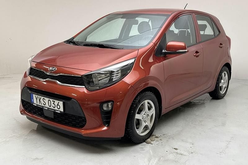 Orange Begagnad 2018 Kia Picanto Launch Edition Halvkombi | 84 000 kr (Superpris) - Bild 1/4