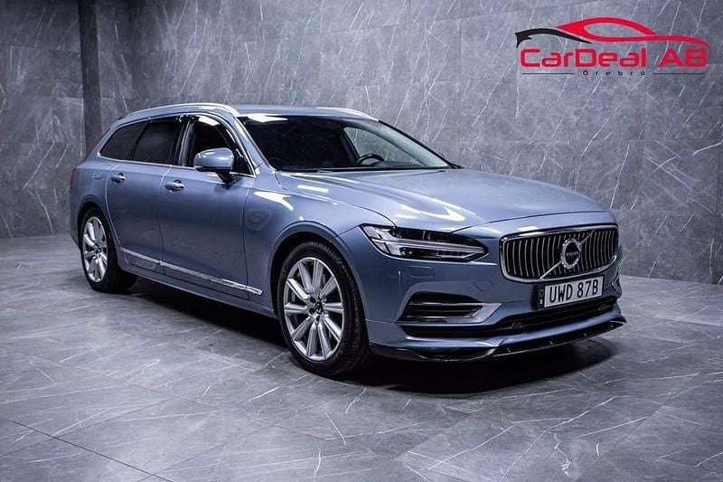 Begagnad Volvo V90 Inscription 392 HK (288 kW) 2020 Blå Kombi