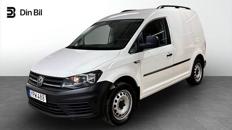 Vit Begagnad 2019 VW Caddy Minibuss | 144 900 kr (Bra pris) - Bild 1/4