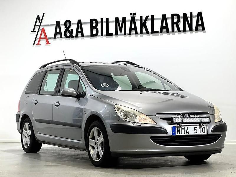 Grå Begagnad 2004 Peugeot 307 Kombi | 19 900 kr (Marknadspris) - Bild 1/4