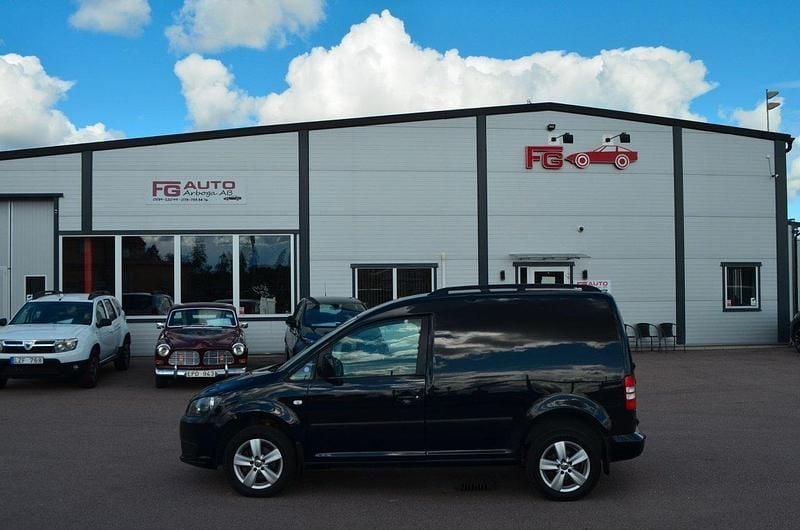 Svart Begagnad 2012 VW Caddy Minibuss | 74 900 kr (Marknadspris) - Bild 1/4