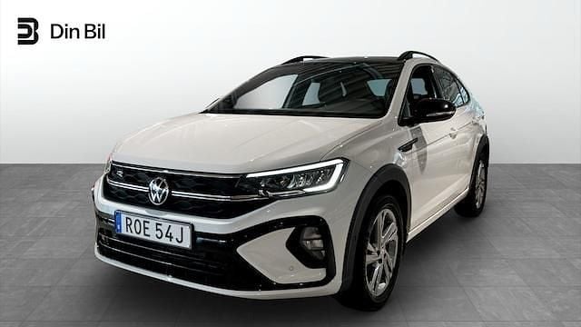 Vit Begagnad 2022 VW Taigo R-line SUV | 254 900 kr (Marknadspris) - Bild 1/4
