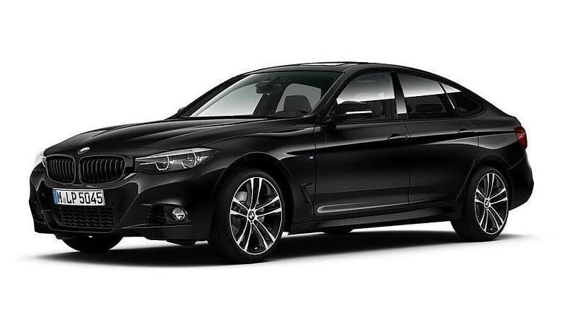 Svart Begagnad 2019 BMW 330 Gran Turismo M Sport Halvkombi | 299 500 kr - Bild 1/4