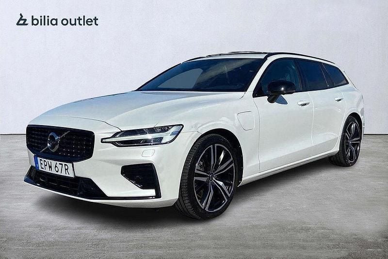 Vit Begagnad 2022 Volvo V60 R-Design Kombi | 449 900 kr (Bra pris) - Bild 1/3