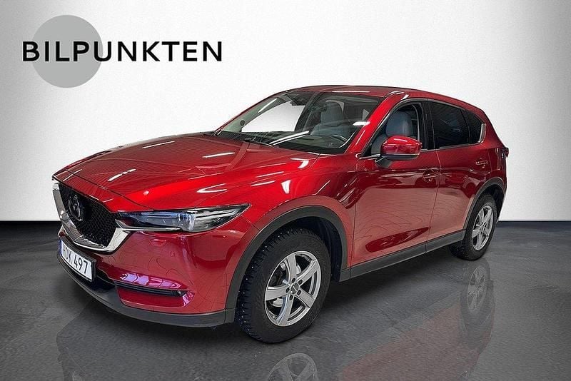 Röd (rödmetallic) Begagnad 2018 Mazda CX-5 Optimum SUV | 249 900 kr (Bra pris) - Bild 1/4