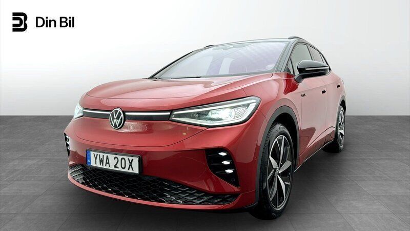 Mörkröd (kings red metallic black) Begagnad 2023 VW ID.4 GTX SUV | 434 900 kr (Marknadspris) - Bild 1/4