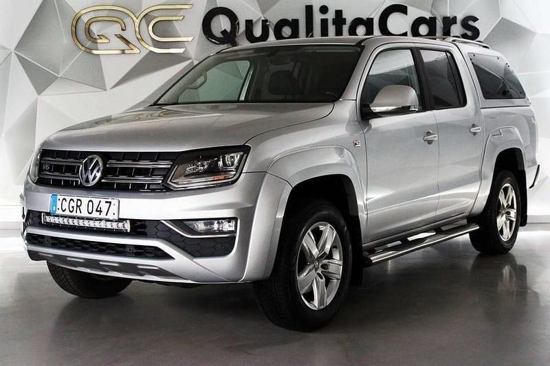 Begagnad VW Amarok Highline 224 HK (164 kW) 2018 Silver Pickup