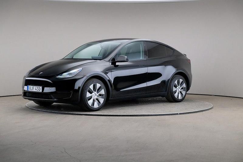 Svart Begagnad 2021 Tesla Model Y Long Range AWD SUV | 309 000 kr (Marknadspris) - Bild 1/4
