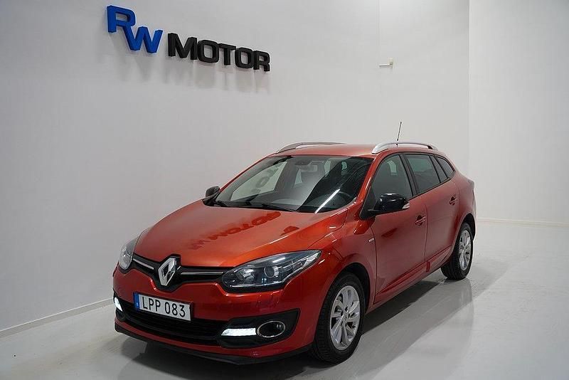 Röd Begagnad 2016 Renault Mégane GrandTour LIMITED Kombi | 89 800 kr (Bra pris) - Bild 1/4