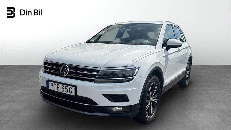 Vit Begagnad 2019 VW Tiguan GT SUV | 289 900 kr (Marknadspris) - Bild 1/4