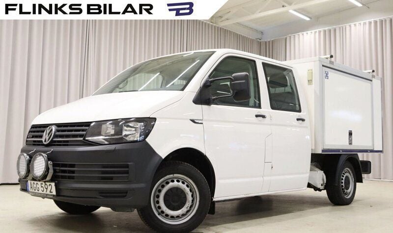 Vit Begagnad 2018 VW T6 Van | 269 900 kr (Lite dyr) - Bild 1/4
