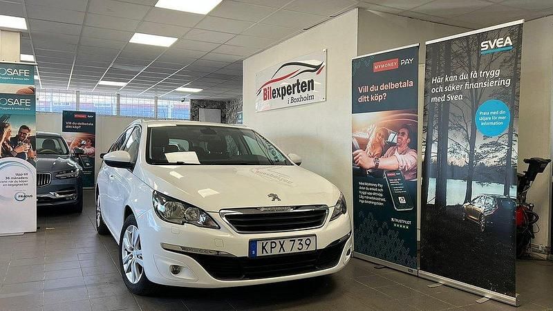 Vit Begagnad 2014 Peugeot 308 Active Kombi | 59 900 kr (Marknadspris) - Bild 1/4
