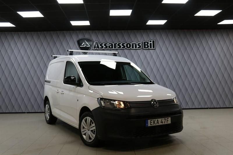 Begagnad VW Caddy 122 HK (89 kW) 2021 Vit Minibuss