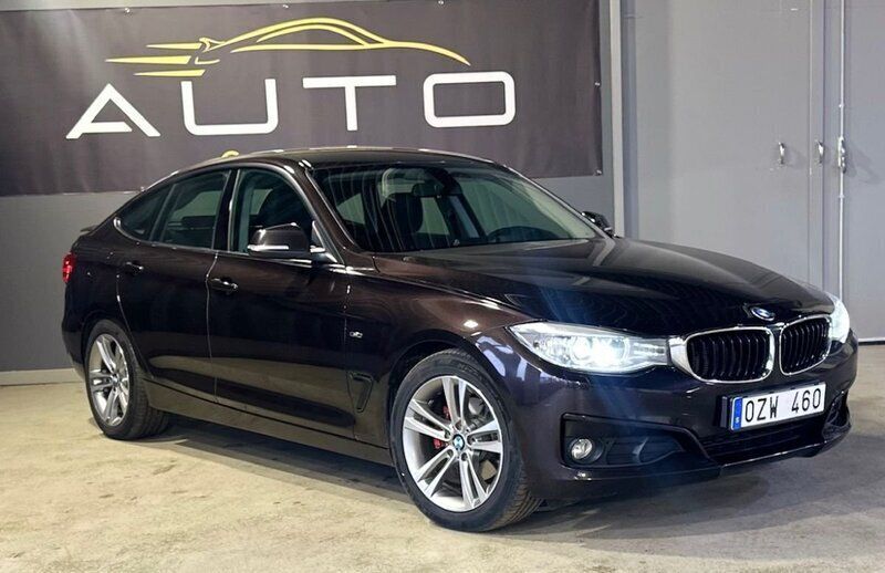Brun Begagnad 2014 BMW 320 Gran Turismo Sport Line Halvkombi | 124 900 kr (Marknadspris) - Bild 1/4