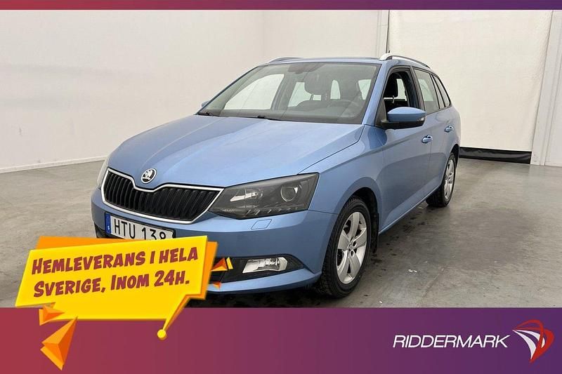 Blå Begagnad 2015 Skoda Fabia Style Kombi | 78 900 kr (Marknadspris) - Bild 1/3