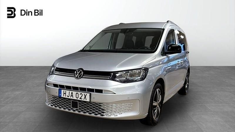 Silver Begagnad 2022 VW Caddy Life Minibuss | 329 900 kr - Bild 1/4