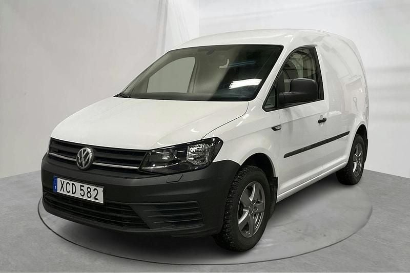 Vit Begagnad 2019 VW Caddy Minibuss | 119 000 kr (Superpris) - Bild 1/4