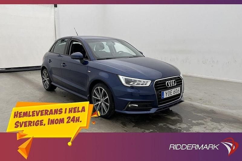 Blå Begagnad 2017 Audi A1 S-Line Halvkombi | 158 700 kr - Bild 1/3