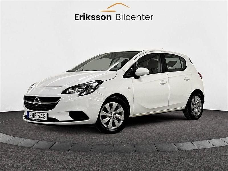 Vit Begagnad 2016 Opel Corsa Enjoy Halvkombi | 79 900 kr (Marknadspris) - Bild 1/4