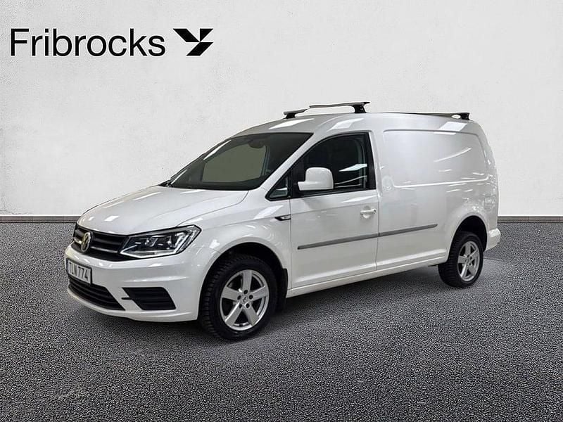 Vit Begagnad 2018 VW Caddy Maxi Minibuss | 169 900 kr (Marknadspris) - Bild 1/4