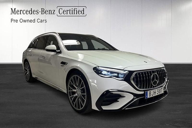 Begagnad Mercedes E53 AMG Premium Plus 620 HK (456 kW) 2025 Vit Kombi