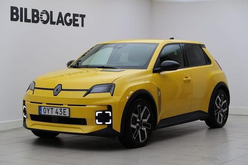 Gul Begagnad 2025 Renault 5 E-Tech Techno Halvkombi | 359 800 kr (Marknadspris) - Bild 1/4