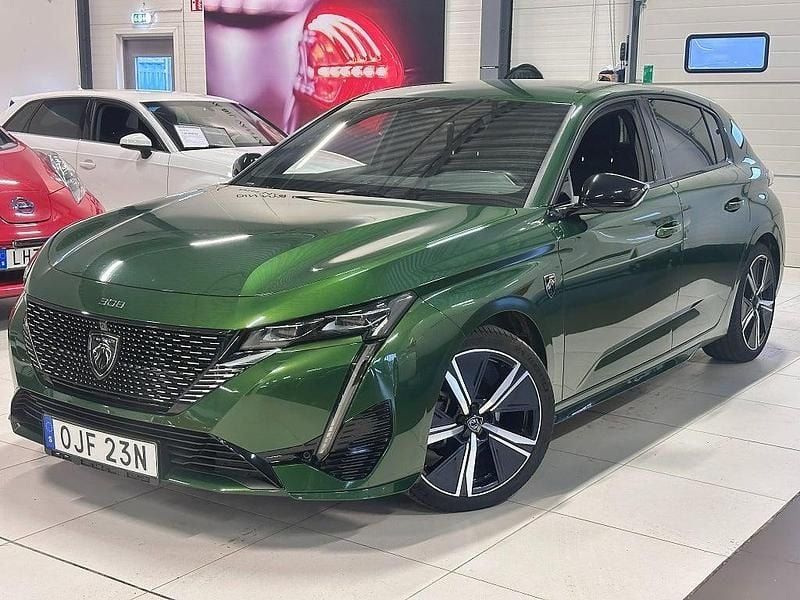 Grön Begagnad 2024 Peugeot 308 GTi Halvkombi | 229 900 kr (Bra pris) - Bild 1/4