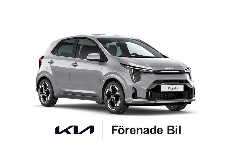 Grå Ny 2024 Kia Picanto Halvkombi | 191 800 kr - Bild 1/4