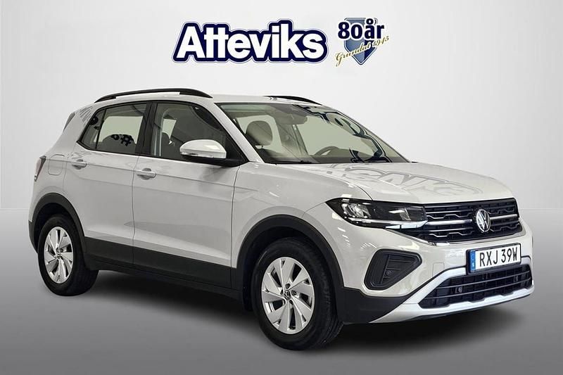 Ljusgrå Begagnad 2024 VW T-Cross Life SUV | 214 900 kr (Marknadspris) - Bild 1/4