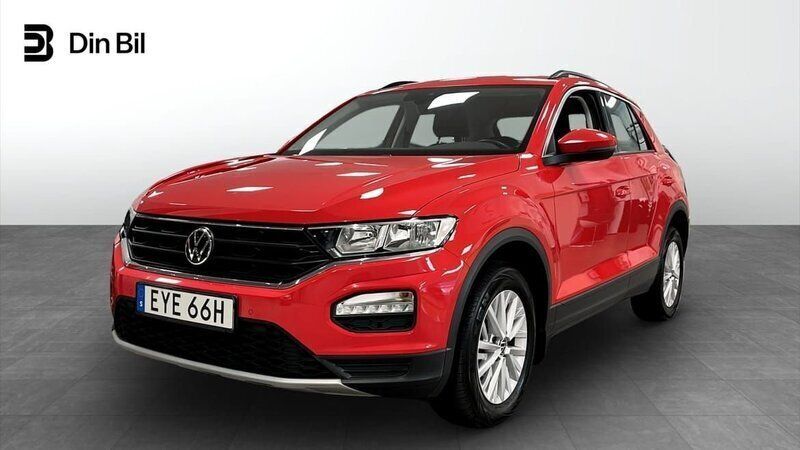 Röd Begagnad 2020 VW T-Roc SUV | 159 900 kr (Marknadspris) - Bild 1/4