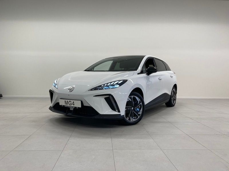 Vit Begagnad 2022 MG MG4 EV Luxury Halvkombi | 359 900 kr - Bild 1/4