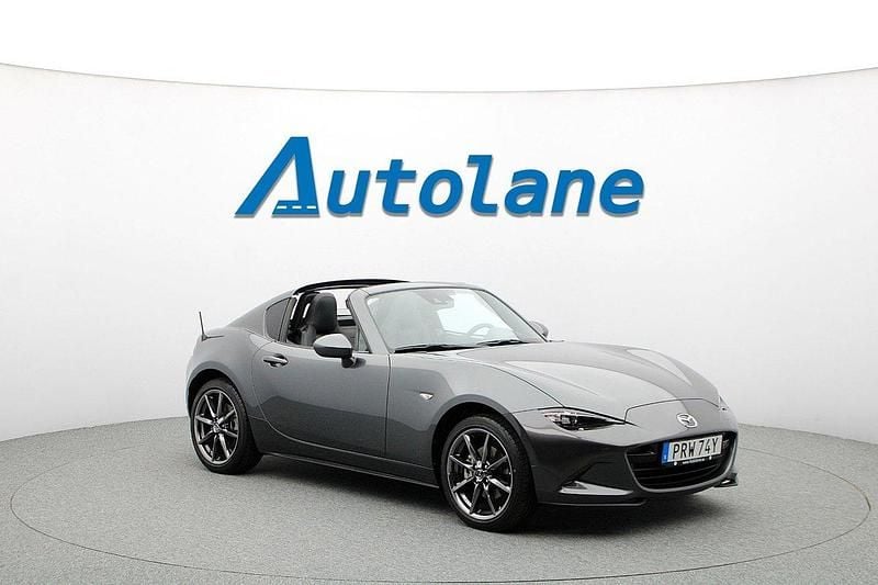 Grå Begagnad 2019 Mazda MX5 Cab | 299 900 kr (Marknadspris) - Bild 1/3