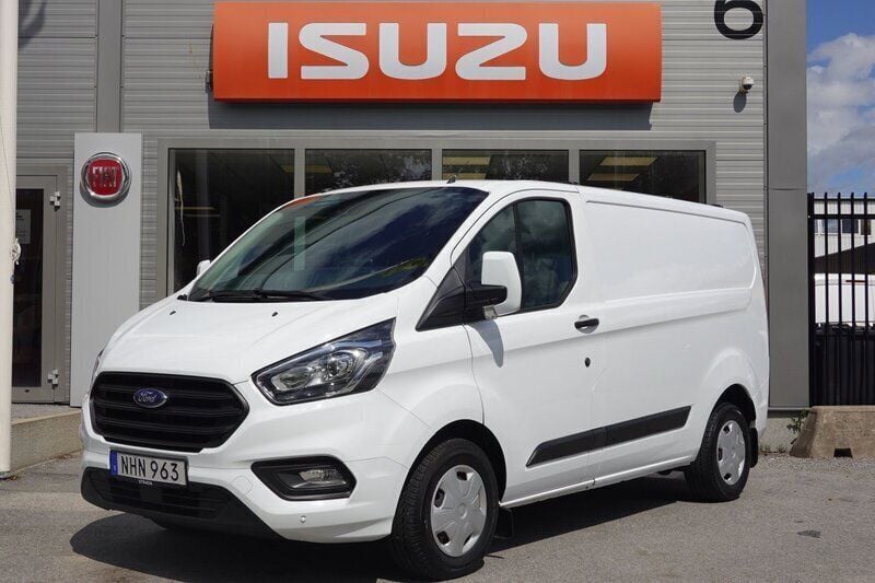 Vit Begagnad 2018 Ford Transit Custom Van | 157 375 kr (Lite dyr) - Bild 1/4