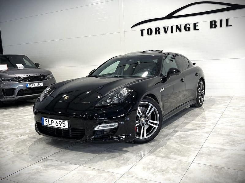 Svart Begagnad 2012 Porsche Panamera Turbo S Sport Sedan | 369 000 kr - Bild 1/4