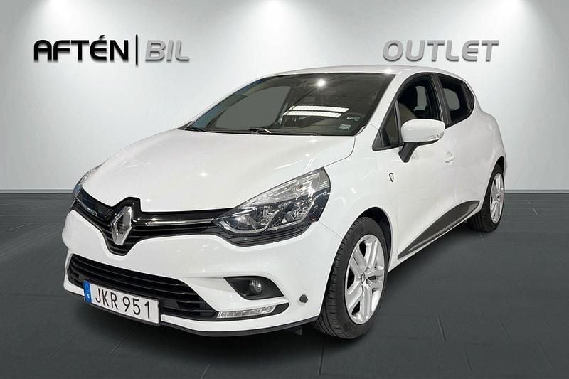 Vit Begagnad 2018 Renault Clio IV Zen Halvkombi | 99 800 kr (Bra pris) - Bild 1/3