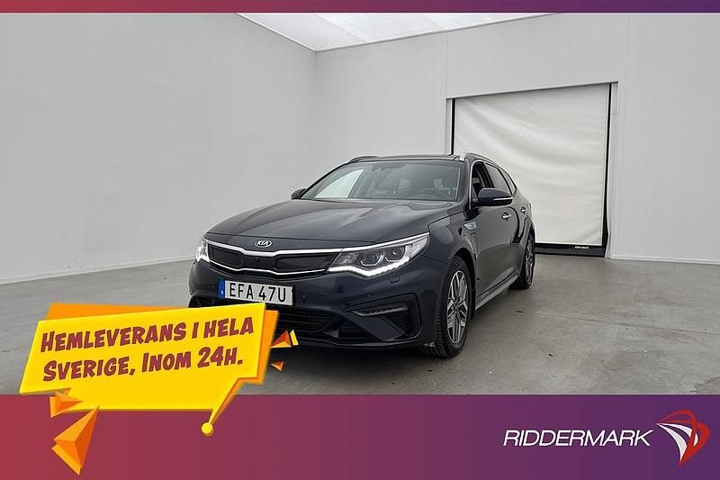 Blå Begagnad 2018 Kia Optima Hybrid Advance Sedan | 198 800 kr (Marknadspris) - Bild 1/3