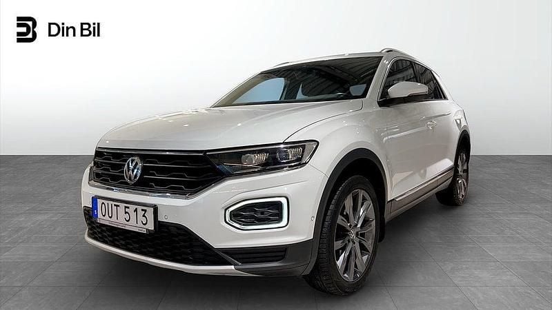 Pure white Begagnad 2018 VW T-Roc GT SUV | 224 900 kr (Marknadspris) - Bild 1/4
