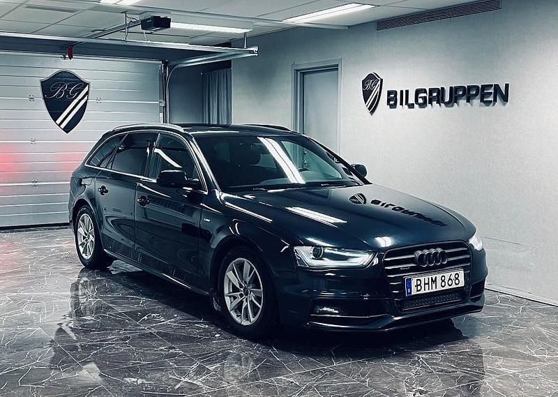 Blå Begagnad 2014 Audi A4 S-Line Kombi | 107 000 kr (Marknadspris) - Bild 1/4