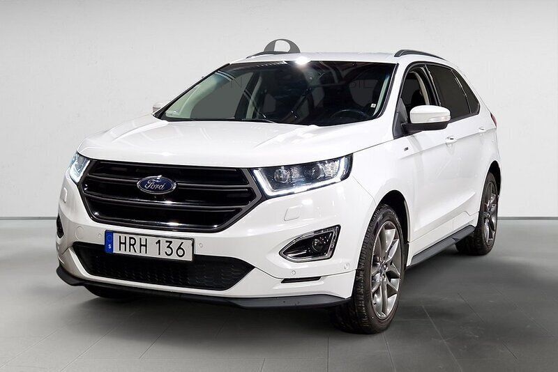Vit Begagnad 2017 Ford Edge ST-Line SUV | 199 900 kr (Marknadspris) - Bild 1/3